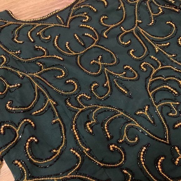 Gorgeous vintage beaded retro top - Picture 2 of 3